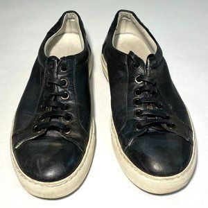 Madison Supply Leather Dark Camo Print Sneakers Leather Laces Shoes Men's Size 8